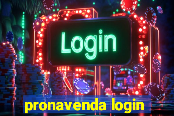 pronavenda login